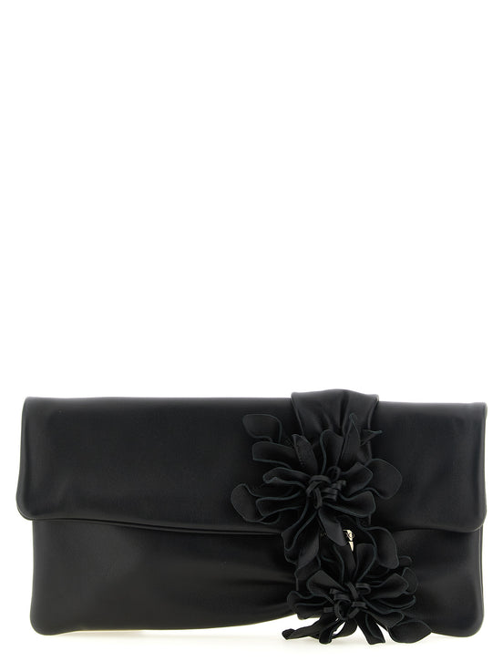 Jimmy Choo Black Lamb Leather Clutch Bag