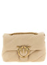 PINKO Beige Lambskin Crossbody Bag