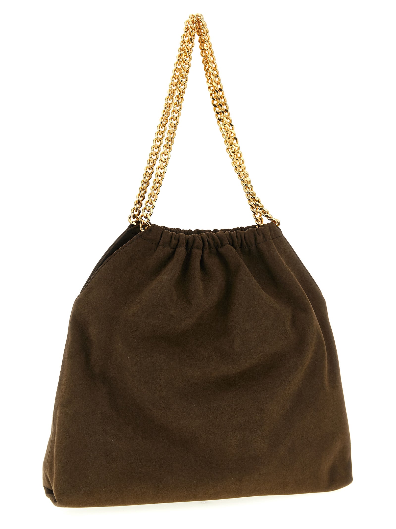 Stella McCartney Brown Polyester Shoulder Bag