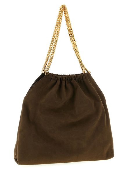 Stella McCartney Brown Polyester Shoulder Bag