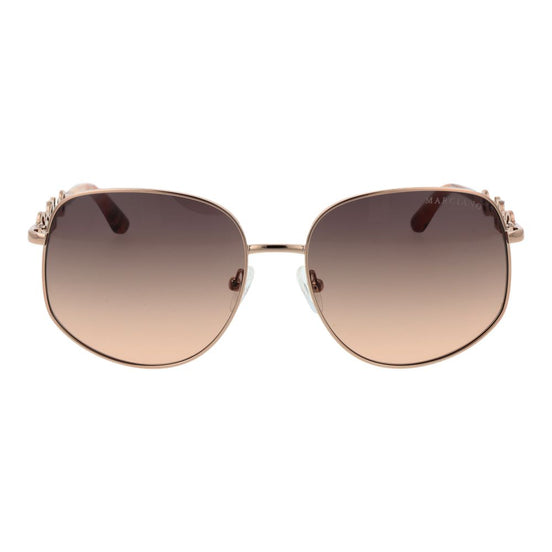 Γυαλιά ηλίου Marciano by Guess από ροζ χρυσό μέταλλο
