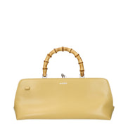 Jil Sander Yellow Leather Crossbody Bag