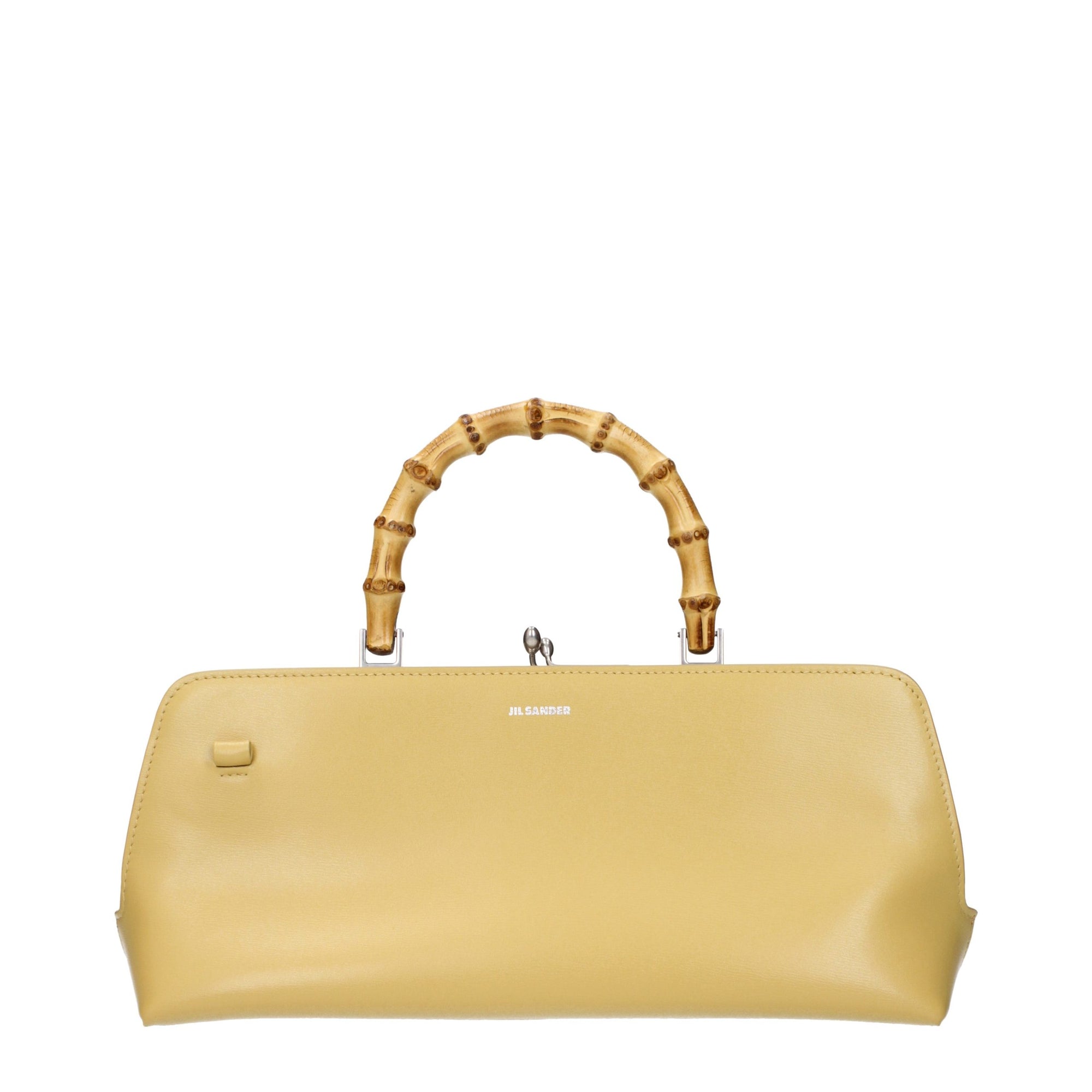 Jil Sander Yellow Leather Crossbody Bag