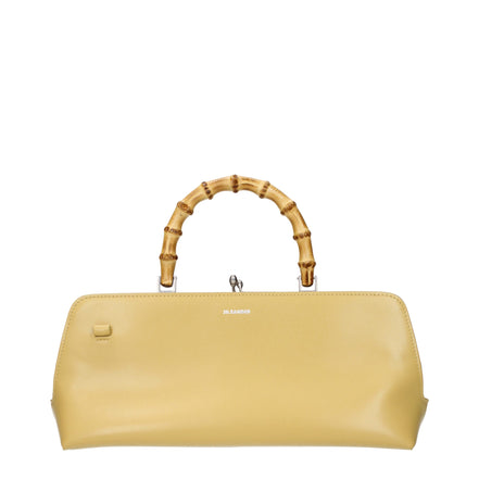 Jil Sander Yellow Leather Crossbody Bag