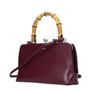 Jil Sander Red Leather Shoulder Bag