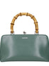 Jil Sander Green Leather Shoulder Bag
