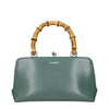 Jil Sander Green Leather Shoulder Bag