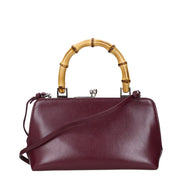 Jil Sander Red Leather Shoulder Bag