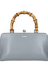 Jil Sander Gray Leather Shoulder Bag
