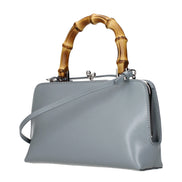 Jil Sander Gray Leather Shoulder Bag