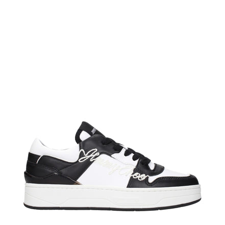 Jimmy Choo Black Leather Low Top Sneakers