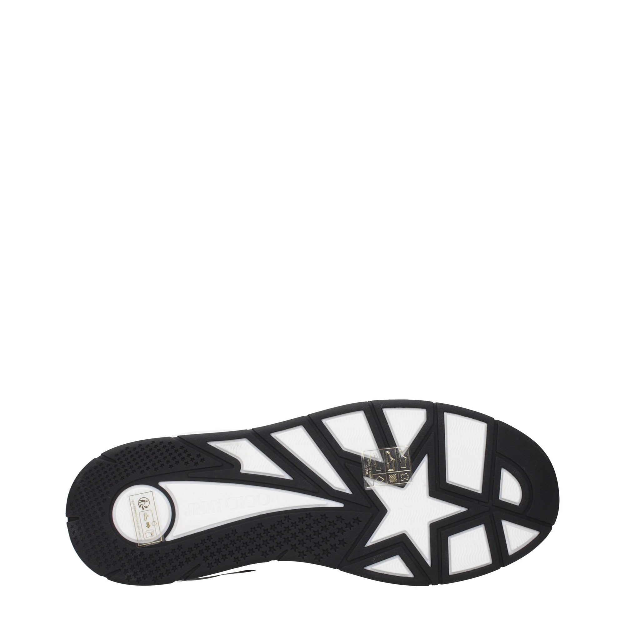 Jimmy Choo Black Leather Low Top Sneakers