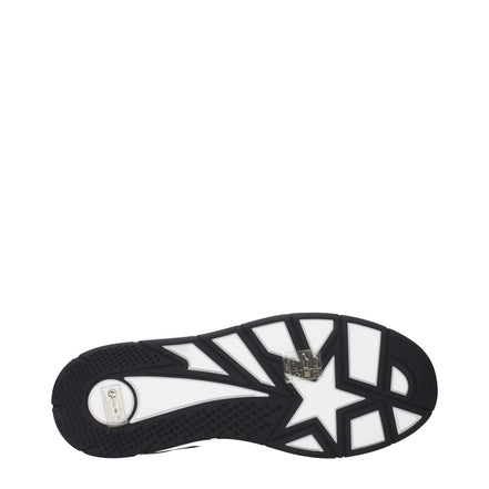 Jimmy Choo Black Leather Low Top Sneakers