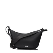 Jil Sander Black Leather Shoulder Bag