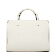 Jimmy Choo Avenue Μικρή Λευκή Δερμάτινη Τσάντα Tote