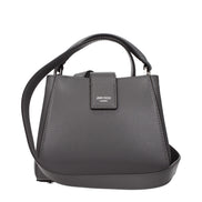 Jimmy Choo Gray Leather Handbag