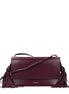 Jil Sander Red Distressed Leather Crossbody Bag