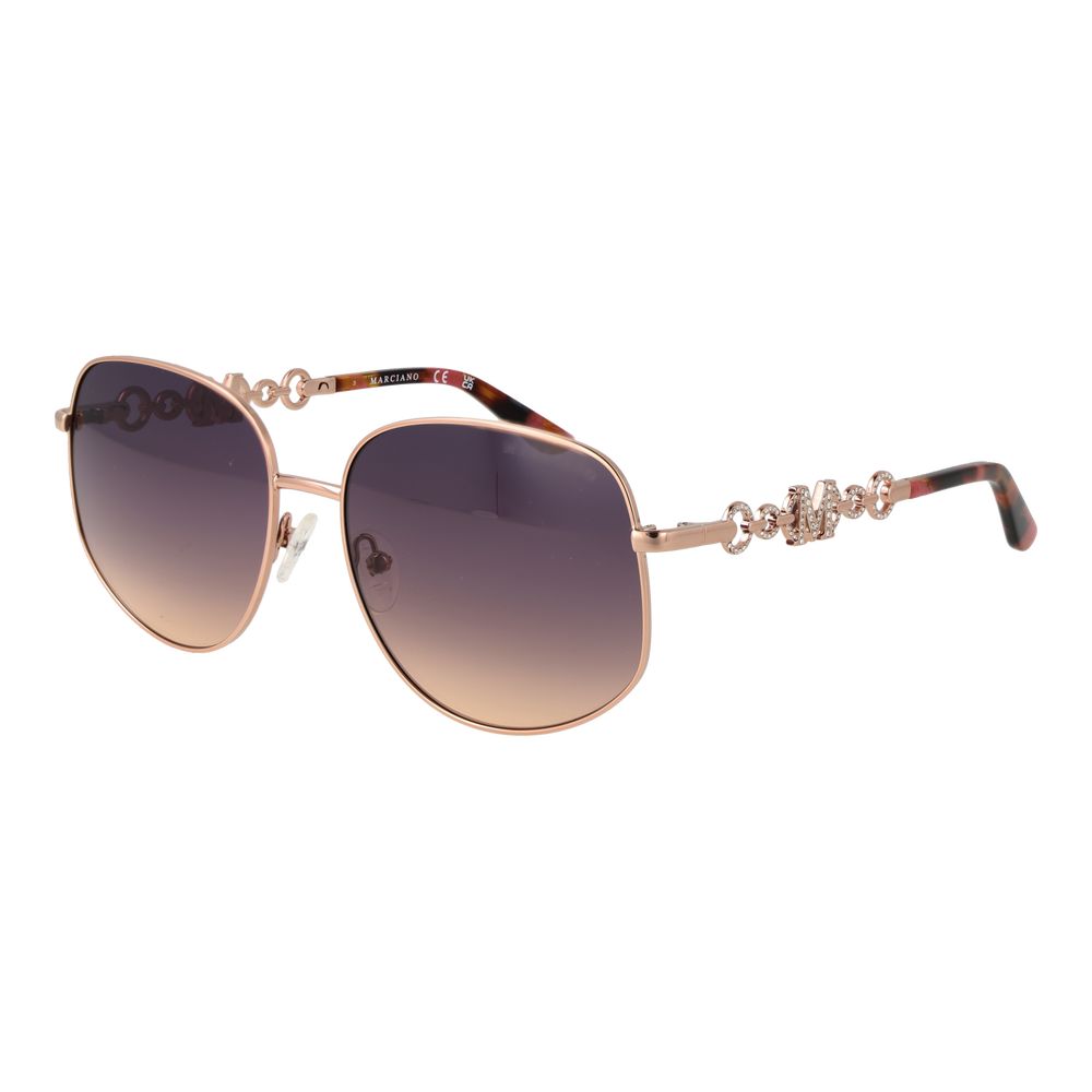 Γυαλιά ηλίου Marciano by Guess από ροζ χρυσό μέταλλο