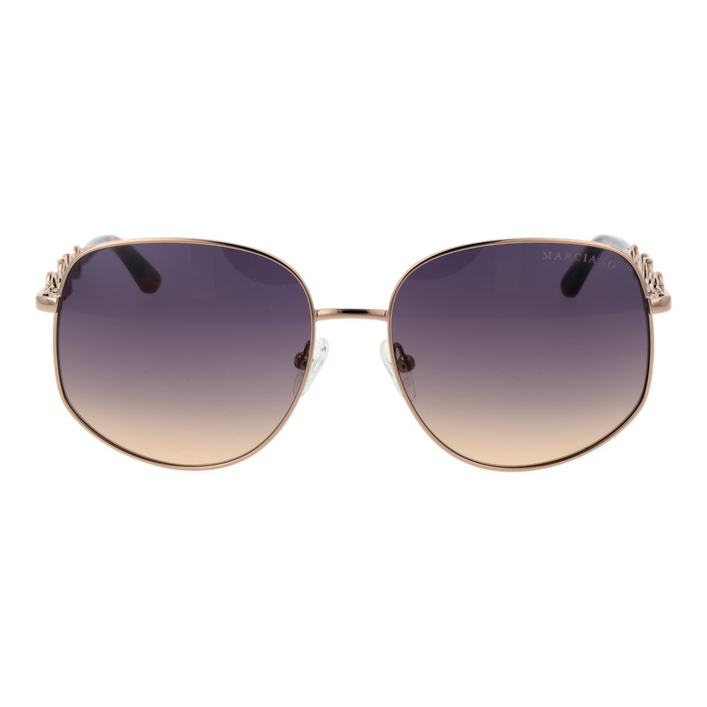 Γυαλιά ηλίου Marciano by Guess από ροζ χρυσό μέταλλο