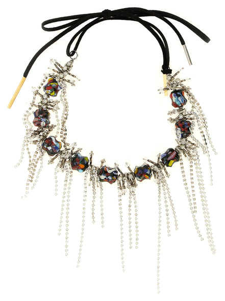Dries Van Noten Black Glass Necklace