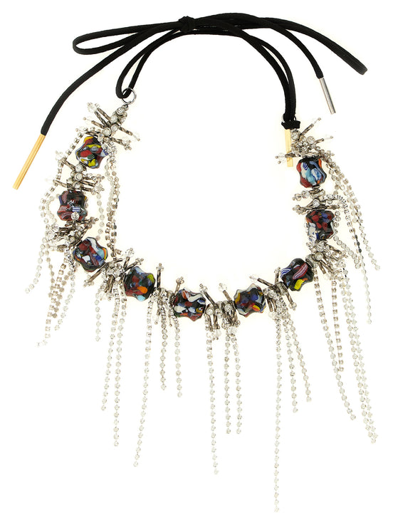 Dries Van Noten Black Glass Necklace