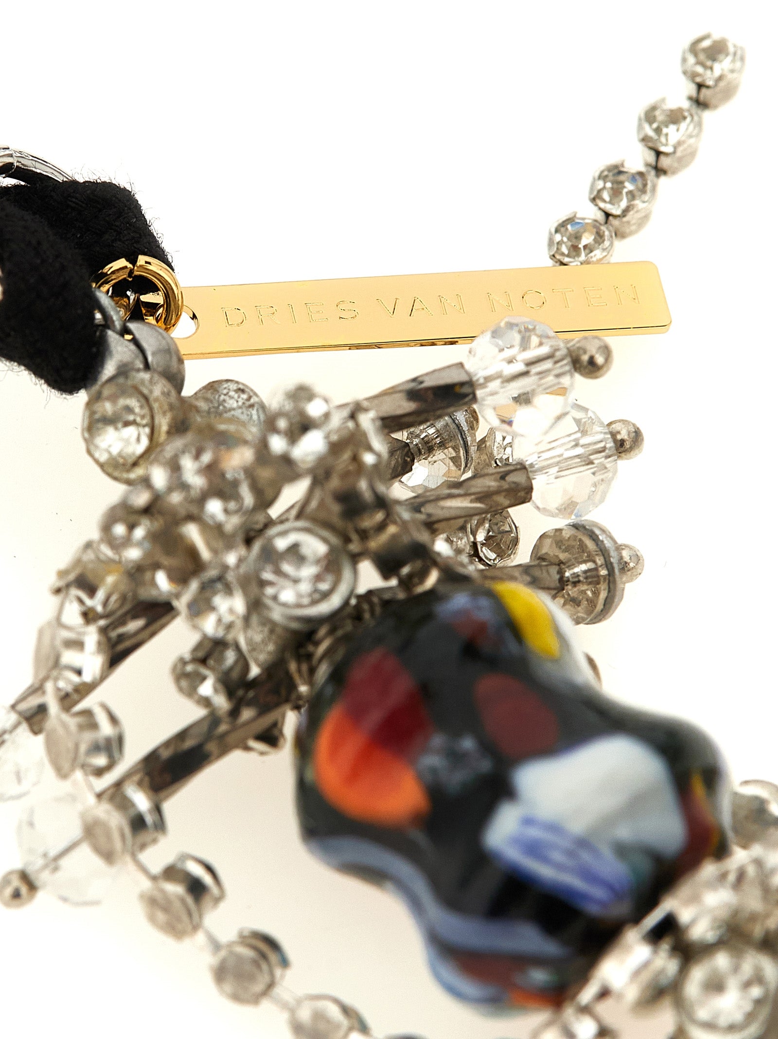 Dries Van Noten Black Glass Necklace