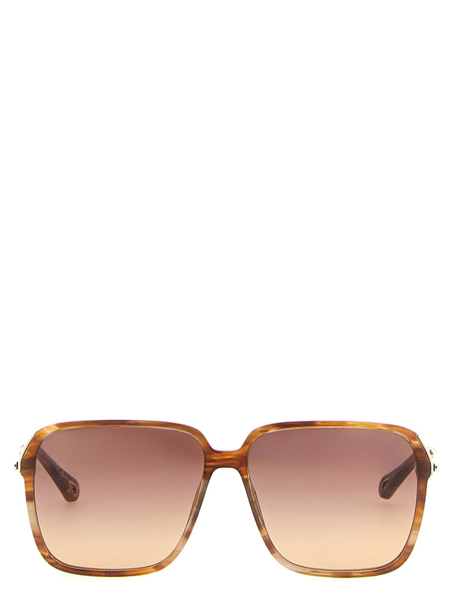 Chloé Brown Acetate Sunglasses