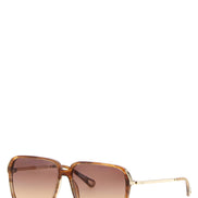 Chloé Brown Acetate Sunglasses
