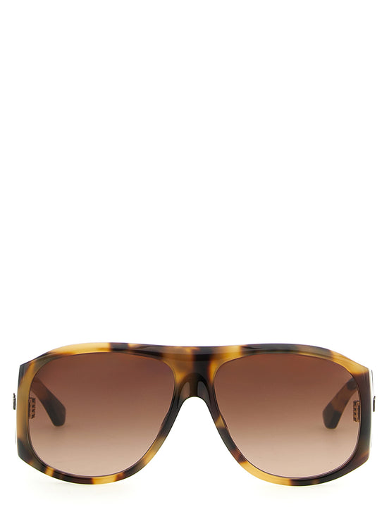 Chloé Brown Acetate Sunglasses
