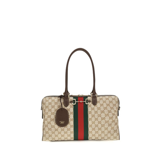 Gucci Beige Fabric Handbag