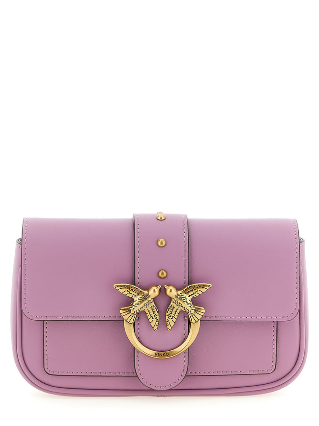 PINKO Multicolor Lambskin Crossbody Bag