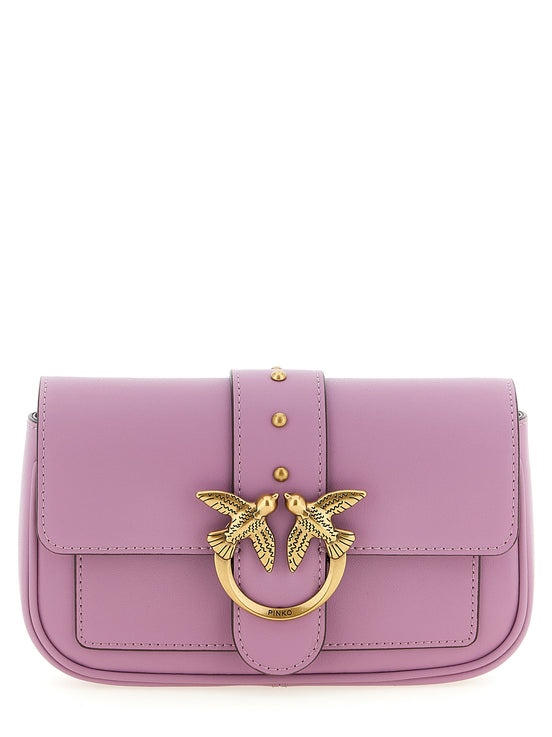 PINKO Multicolor Lambskin Crossbody Bag