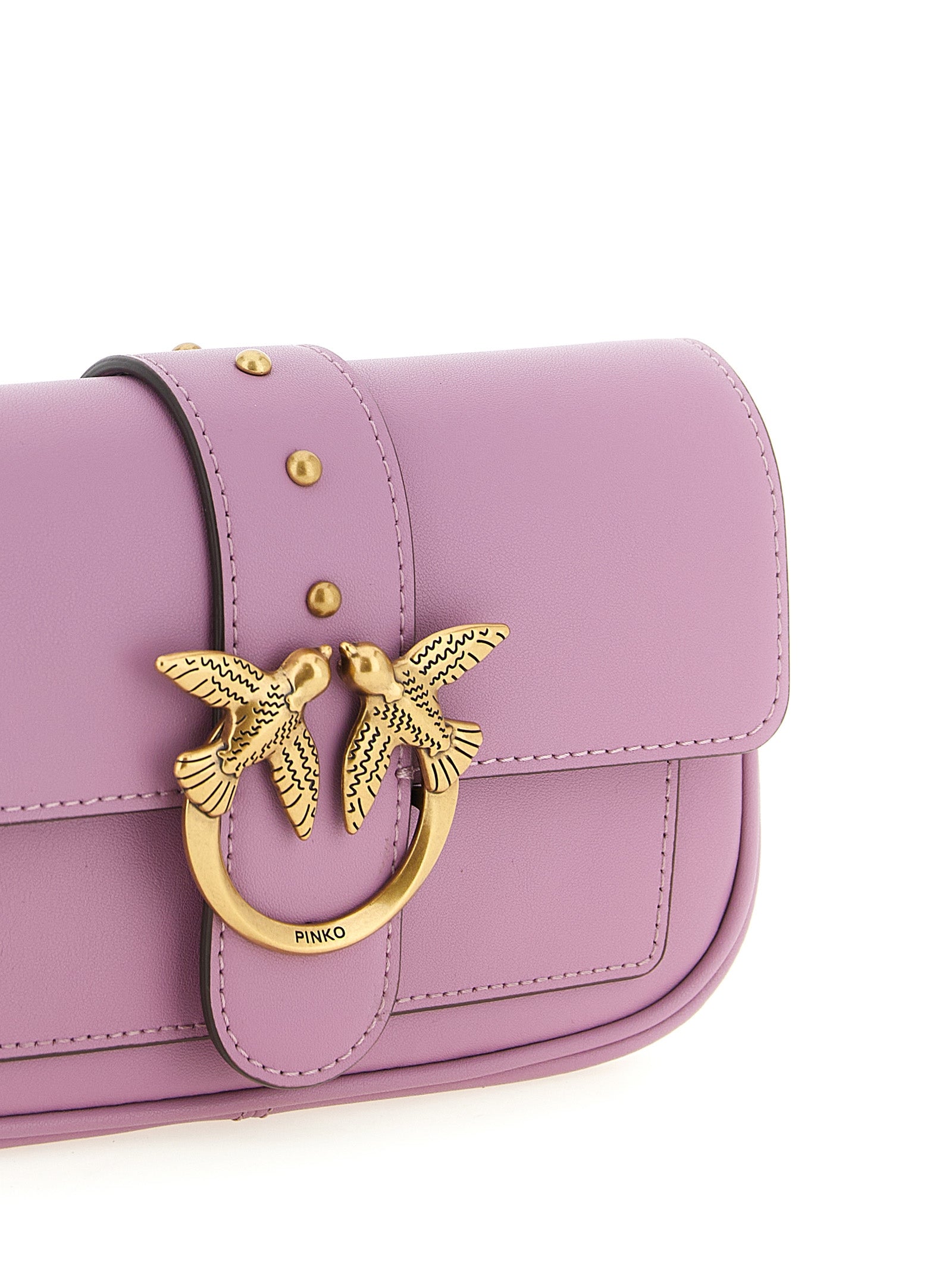PINKO Multicolor Lambskin Crossbody Bag
