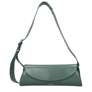 Jil Sander Green Leather Crossbody Bag