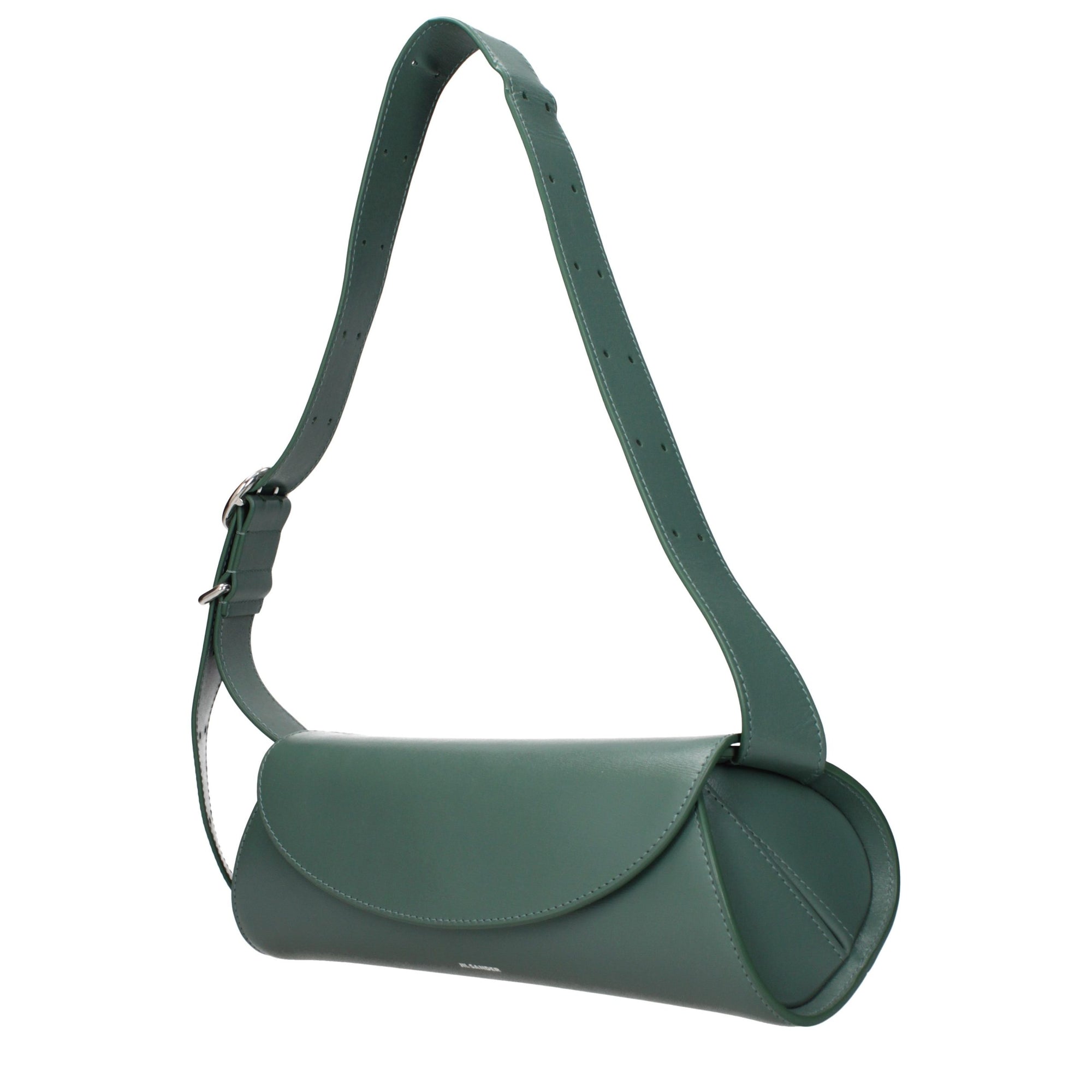 Jil Sander Green Leather Crossbody Bag