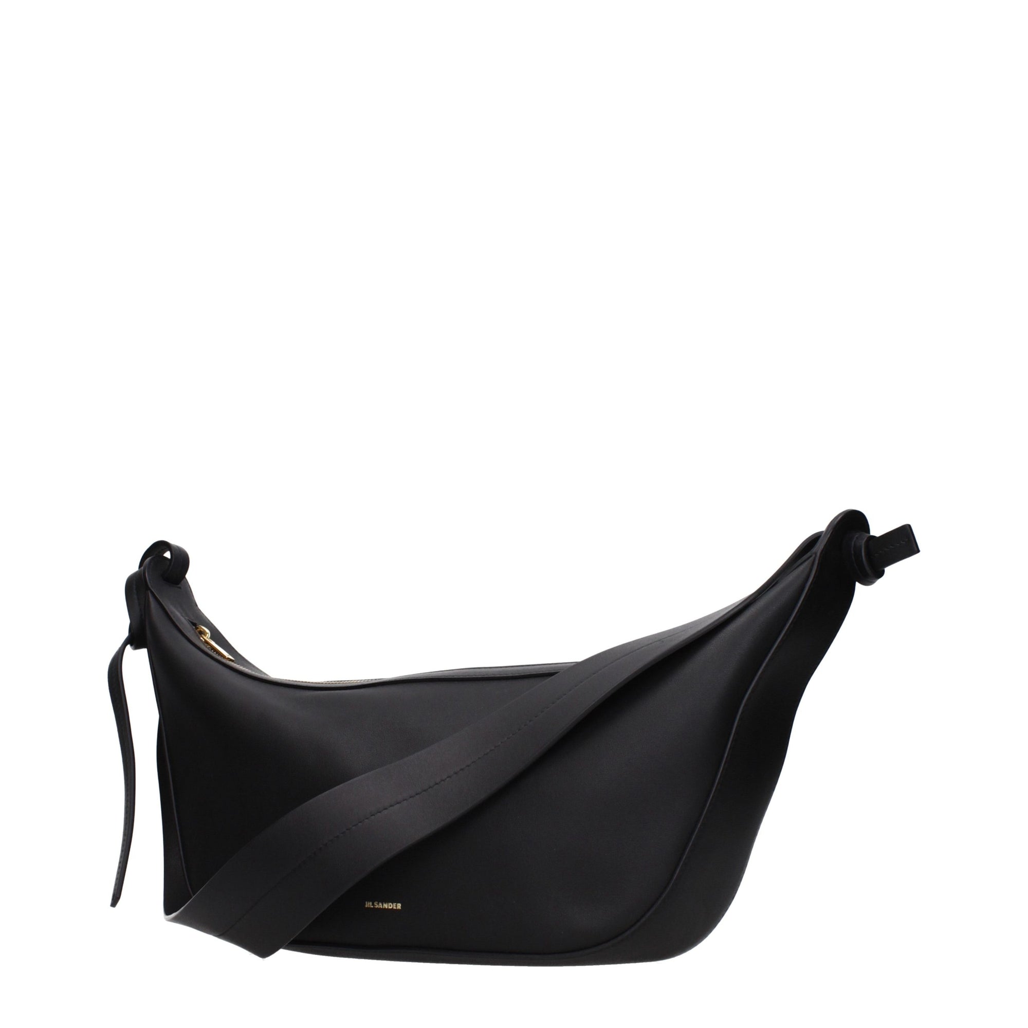 Jil Sander Black Leather Shoulder Bag