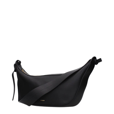 Jil Sander Black Leather Shoulder Bag