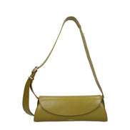 Jil Sander Green Leather Crossbody Bag