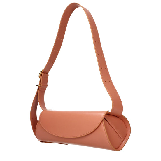 Jil Sander Pink Leather Crossbody Bag