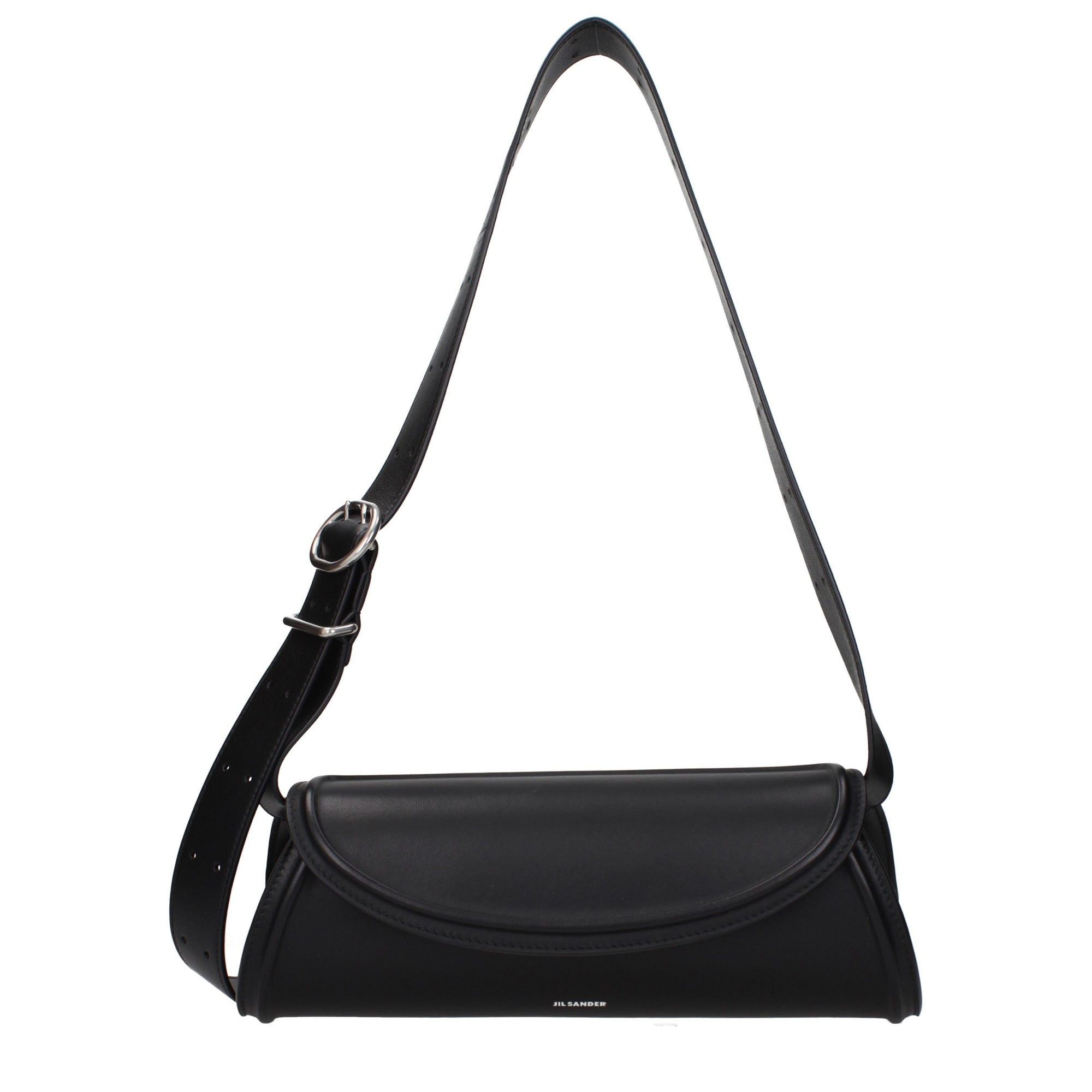 Jil Sander Black Leather Crossbody Bag