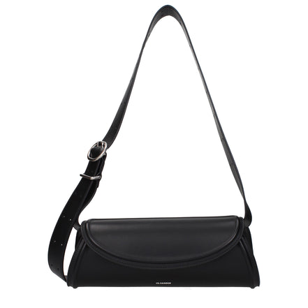 Jil Sander Black Leather Crossbody Bag