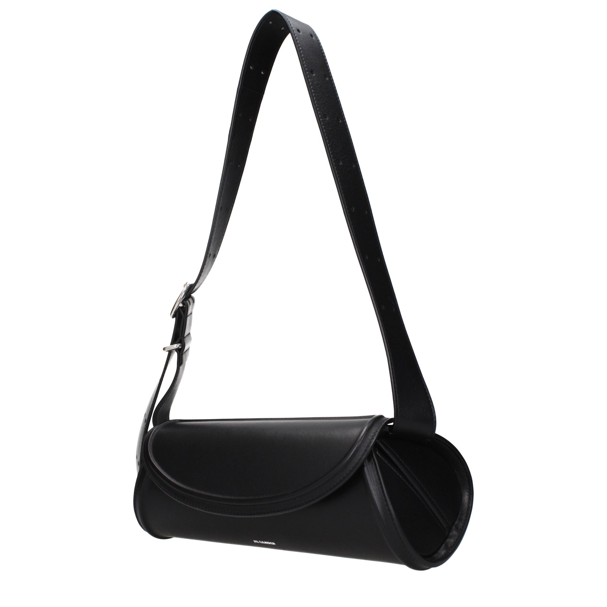 Jil Sander Black Leather Crossbody Bag