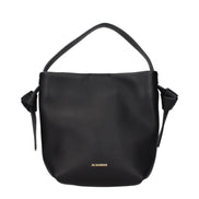 Jil Sander Black Leather Handbag