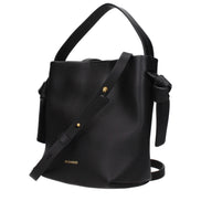 Jil Sander Black Leather Handbag