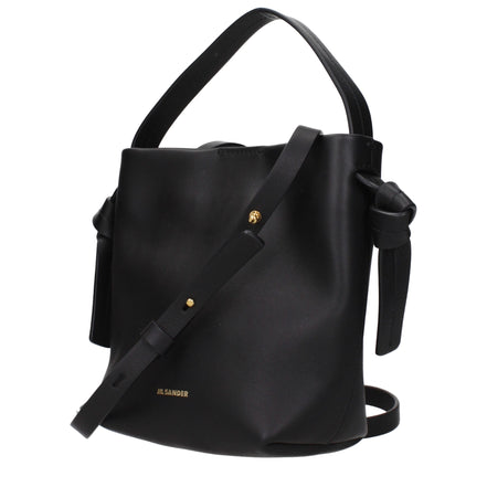 Jil Sander Black Leather Handbag