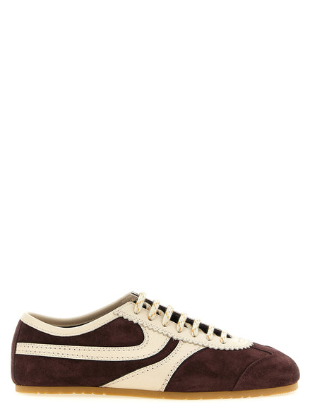 Dries Van Noten Multicolor Calfskin Low Top Sneakers