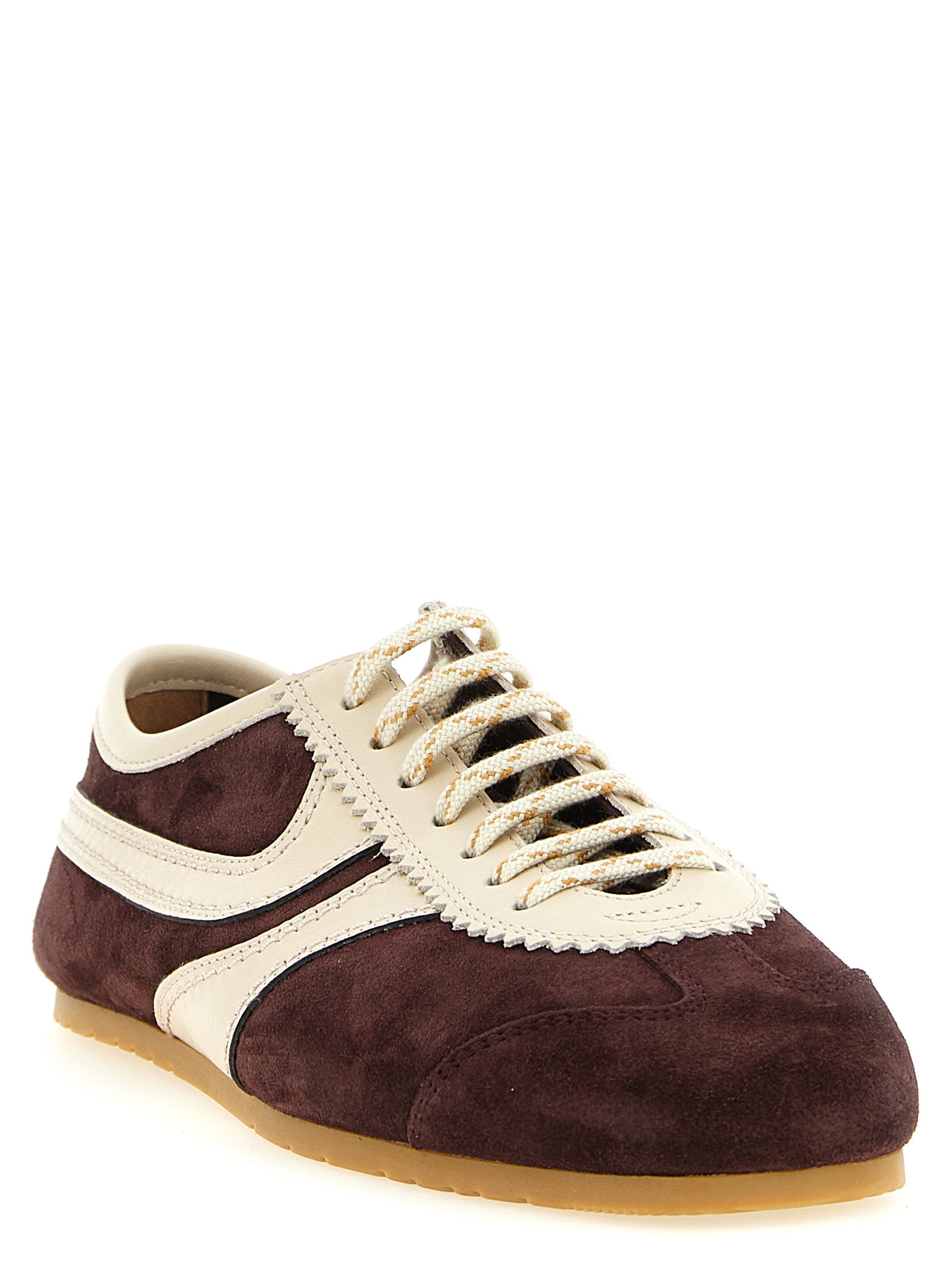 Dries Van Noten Multicolor Calfskin Low Top Sneakers