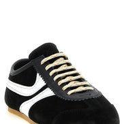 Dries Van Noten Bicolor Calfskin Athletic Sneakers