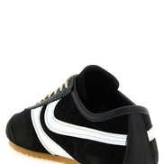 Dries Van Noten Bicolor Calfskin Athletic Sneakers