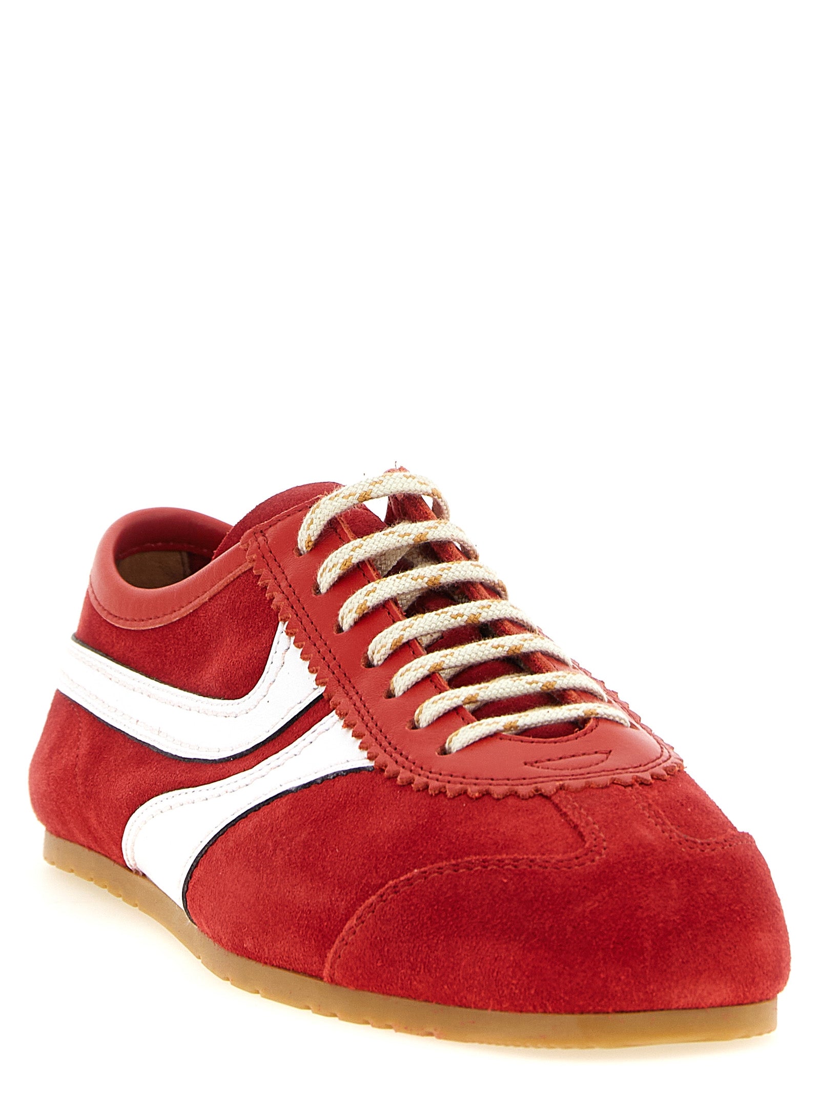 Dries Van Noten Multicolor Calfskin Athletic Sneakers